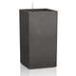 LECHUZA Canto Stone 40 high Intérieur & extérieur Jardinière Autonome Polypropylène (PP) Noir, Graphite