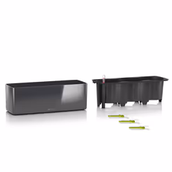 LECHUZA CUBE Intérieure Kit de plantation en pot Autonome Polypropylène (PP) Graphite