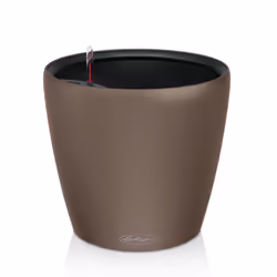 LECHUZA CLASSICO Color LS 28, Jardinière en boîte de conserve, Autonome, Plastique, Marron, Conique, Intérieur & extérieur