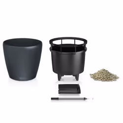 LECHUZA CLASSICO Color LS 28 Intérieur & extérieur Jardinière en boîte de conserve Autonome Plastique Marron