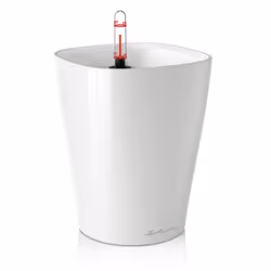 LECHUZA DELTINI, Kit de plantation en pot, Autonome, Polypropylène (PP), Blanc, Intérieure, Incassable, Résistant aux UV