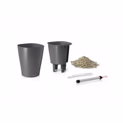 LECHUZA DELTINI Intérieure Kit de plantation en pot Autonome Polypropylène (PP) Métallique