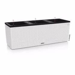 Lechuza - Jardiniere Trio Cottage 30 - lec - kit complet - blanc - résistant aux intempéries