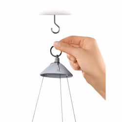 LECHUZA NIDO Cottage All-in-One Set Intérieur & extérieur Panier suspendu pour plantes Support Polypropylène (PP) Blanc - Vue supplémentaire 4