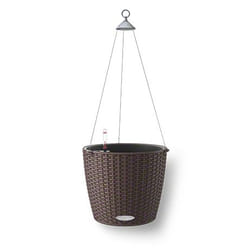 LECHUZA NIDO Cottage All-in-One Set Panier suspendu pour plantes Support Polypropylène (PP) Marron
