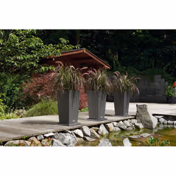 LECHUZA CUBICO Cottage 30 All-in-One Set Kit de plantation en pot Autonome Polypropylène (PP) Blanc - Vue supplémentaire 9