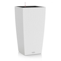 LECHUZA CUBICO Cottage 40 All-in-One Set Intérieur & extérieur Kit de plantation en pot Autonome Polypropylène (PP) Blanc