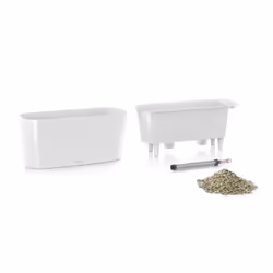 LECHUZA Delta 10 Intérieure Jardinière Autonome Polypropylène (PP) Anthracite