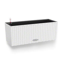 LECHUZA BALCONERA Cottage 50 Extérieure Jardinière Mural Polypropylène (PP) Blanc