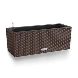 LECHUZA BALCONERA Cottage 50 Extérieure Jardinière Mural Polypropylène (PP) Marron
