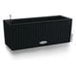 LECHUZA Jardinière - Balconera cottage 50 - 50 x 19 x 19 - Kit complet - Noir graphite - 8 L