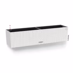 LECHUZA Jardinière BALCONERA Cottage 80 ALL-IN-ONE Blanc
