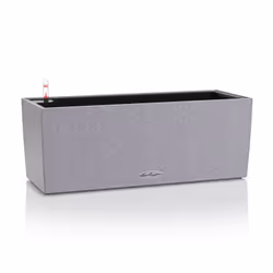 LECHUZA BALCONERA, Kit de plantation en pot, Autonome, Polypropylène (PP), Gris, Rectangle, Intérieur &amp; extérieur