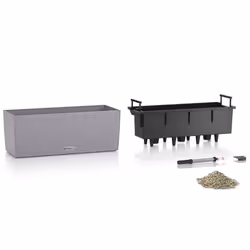LECHUZA BALCONERA Intérieur & extérieur Kit de plantation en pot Autonome Polypropylène (PP) Gris