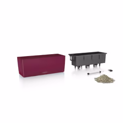 LECHUZA BALCONERA 50 Intérieur & extérieur Kit de plantation en pot Support Polypropylène (PP) Blanc - Vue supplémentaire 13
