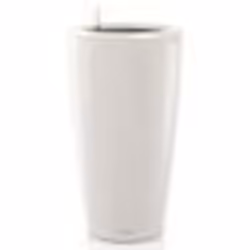 Pot de fleur LECHUZA Rondo Premium 40 - kit complet blanc brillant