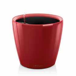 LECHUZA Classico LS 28, Table de jardinage, Autonome, Rouge, Rond, Intérieure, Monochromatique