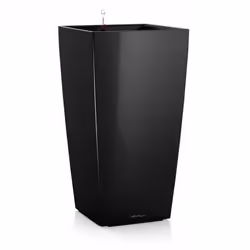 LECHUZA CUBICO 40 All-in-One Set, Kit de plantation en pot, Autonome, Polypropylène (PP), Noir, Intérieure, Incassable, Résis ...