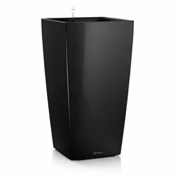 LECHUZA Cubico 22, Table de jardinage, Autonome, Polypropylène (PP), Noir, Rectangle, Intérieure