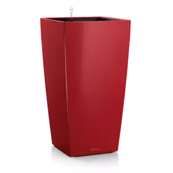 LECHUZA Cubico 22, Table de jardinage, Autonome, Polypropylène (PP), Rouge, Rectangle, Intérieure