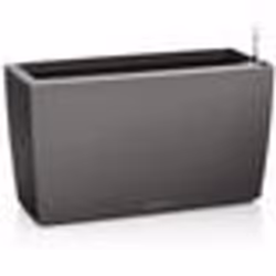 Pot de fleur LECHUZA Cararo Premium - kit complet anthracite métallisé