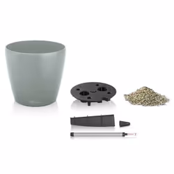 LECHUZA CLASSICO Color ECO 60 Intérieur & extérieur Jardinière en boîte de conserve Autonome Plastique Gris