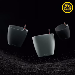 LECHUZA CLASSICO Color ECO 60 Intérieur & extérieur Jardinière en boîte de conserve Autonome Plastique Gris