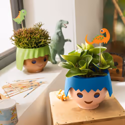 LECHUZA OJO Intérieure Table de jardinage Autonome Polypropylène (PP) Couleur aqua, Rose - Vue supplémentaire 5