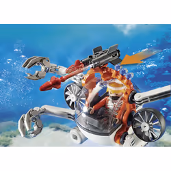 Playmobil Top Agents Robot Sous-Marin Spy Team, Action/Aventure, 6 an(s), Multicolore, Plastique