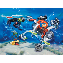 Playmobil Top Agents Robot Sous-Marin Spy Team