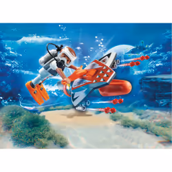 Playmobil Top Agents Propulseur Sous-Marin Spy Team