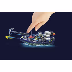 Playmobil Top Agents Bateau Avec Harpon S.H.A.R.K Team