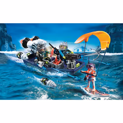 Playmobil Top Agents Bateau Avec Harpon S.H.A.R.K Team