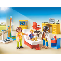 Playmobil City Life Starterpack Cabinet De Pédiatre, Service pédiatrique jouet, 4 an(s), Multicolore, Plastique