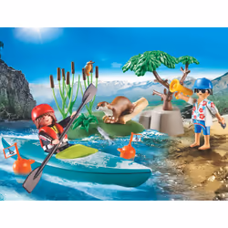 Playmobil FamilyFun Starterpack Sportifs Et Kayak, Action/Aventure, 4 an(s), Multicolore, Plastique