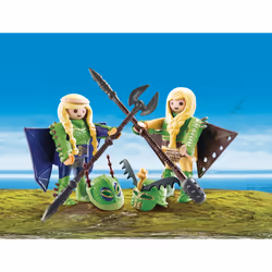Playmobil Dragons Kranedur Et Kognedur En Combinaison, 4 an(s), Multicolore, Plastique