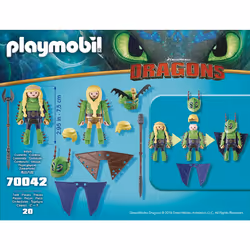 Playmobil Dragons Kranedur Et Kognedur En Combinaison