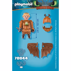 Playmobil Dragons Varek En Combinaison De Vol