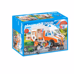 Playmobil City Life Ambulance et secouristes, Action/Aventure, 4 an(s), AAA, Multicolore, Plastique