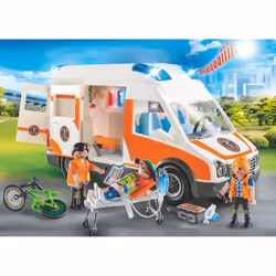 Playmobil City Life Ambulance et secouristes
