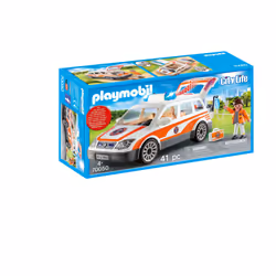 Playmobil City Life Voiture et ambulancier, Action/Aventure, 4 an(s), AAA, Multicolore, Plastique