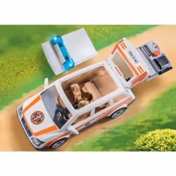 Playmobil City Life Voiture et ambulancier