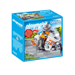 Playmobil City Life Urgentiste et moto
