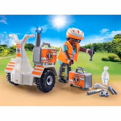 Playmobil City Life Secouriste Et Gyropode