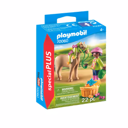 Playmobil SpecialPlus Cavalière avec poney, 4 an(s), Multicolore, Plastique