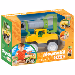 Playmobil Camion avec foreuse, 2 an(s), Multicolore, Plastique