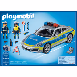 Playmobil City Action Porsche 911 Carrera 4S Police - Vue supplémentaire 7