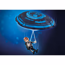 Playmobil The Movie V Rex Dasher avec parachute, Action/Aventure, 5 an(s), Multicolore