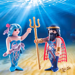 Playmobil Roi Des Mers Et Sirène, 4 an(s), Multicolore, Plastique