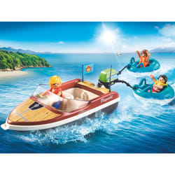 Playmobil FamilyFun Bateau Avec Bouées Et Vacanciers